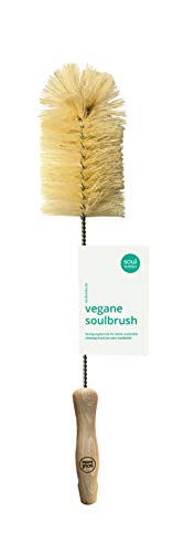 soulbottles soulbrush • Reinigungsbürste für Flaschen • Flaschenbürste, natur, vegan, plastikfrei