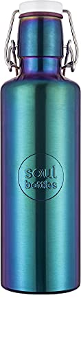 soulbottles Steel 0,6l Utopia • Trinkflasche aus Edelstahl • plastikfrei, nachhaltig, vegan