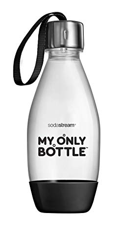 SodaStream Kunststoffflasche My Only Botte 0,5L, spülmaschinengeeignet, schwarz, 1er-Pack