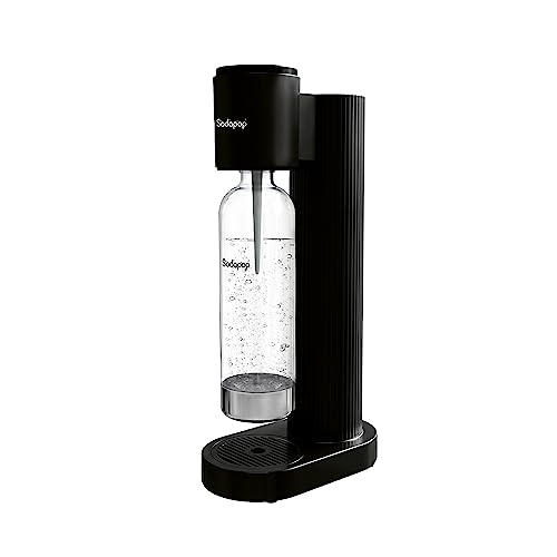 Sodapop Wassersprudler Cooper schwarz inkl. 1x PET-Flasche, Stylisch und platzsparend, Höhe 44,9 cm*