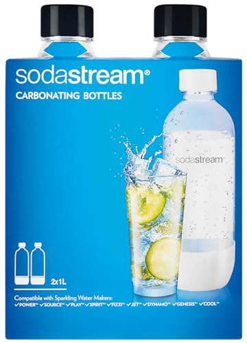 SodaStream 1-Liter-Flaschen, Doppelpack, Weiß weiß