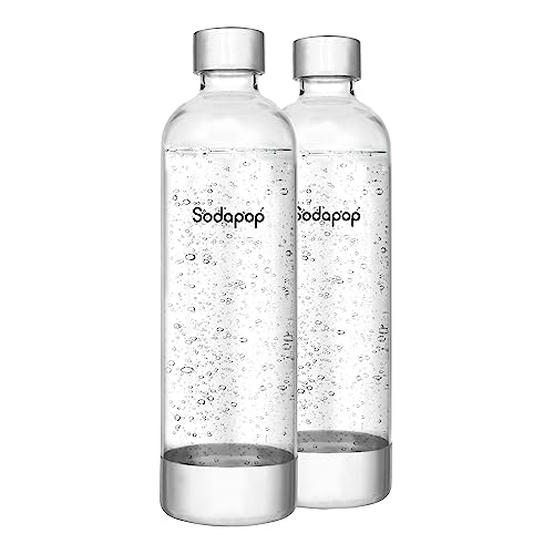 Sodapop PET-Flaschen Cooper, Ersatzflaschen ausschließlich Wassersprudler Cooper, BPA-frei, 2X 850 ml