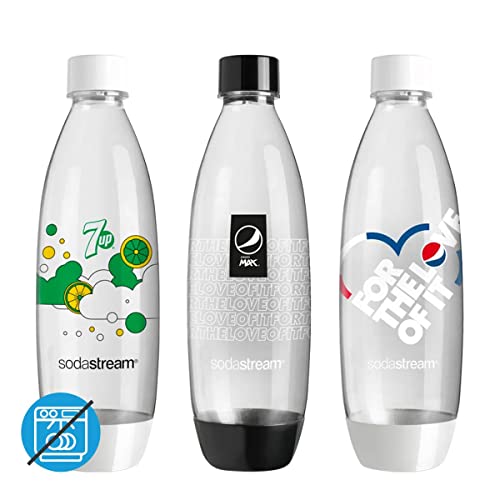 sodastream Tripack Pepsi-Flaschen aus PET, wiederverwendbar, 1 l