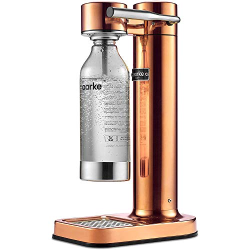 Aarke Carbonator II Wassersprudler (Edelstahl Gehäuse, Soda Sprudelwasser, inkl. PET-Flasche, kompatibel mit CO2 Sodastream Zylindern) Kupfer*